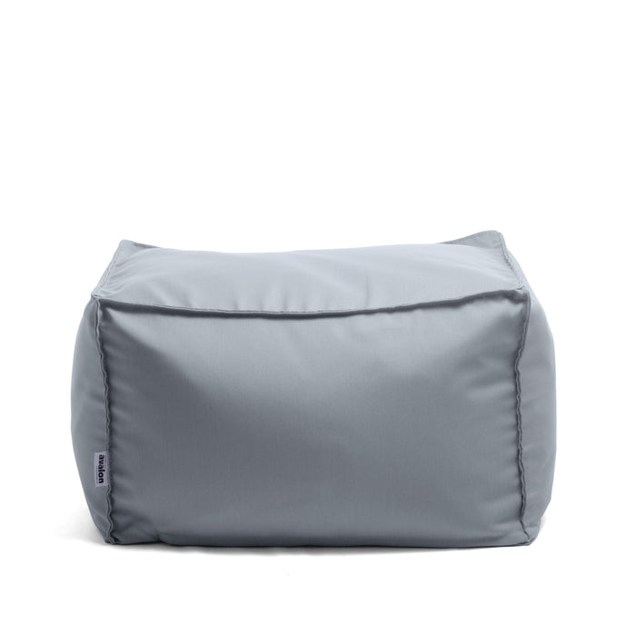 Pouf Badd  Avalon in tessuto Tropical per esterno. Dim: 45x60x38 cm