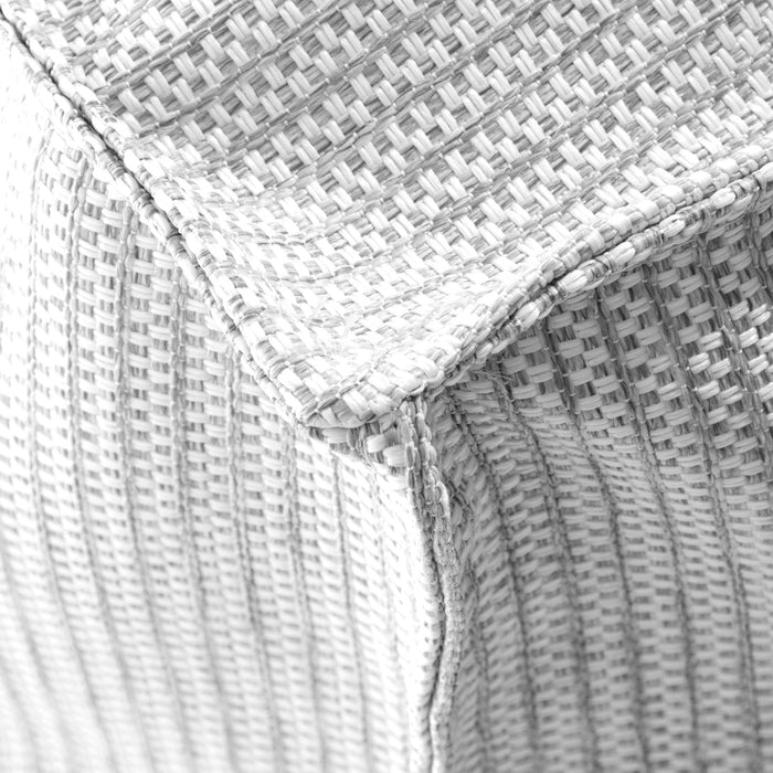 Pouf Deluz per esterno in tessuto Funny dim: 98x98x40 cm