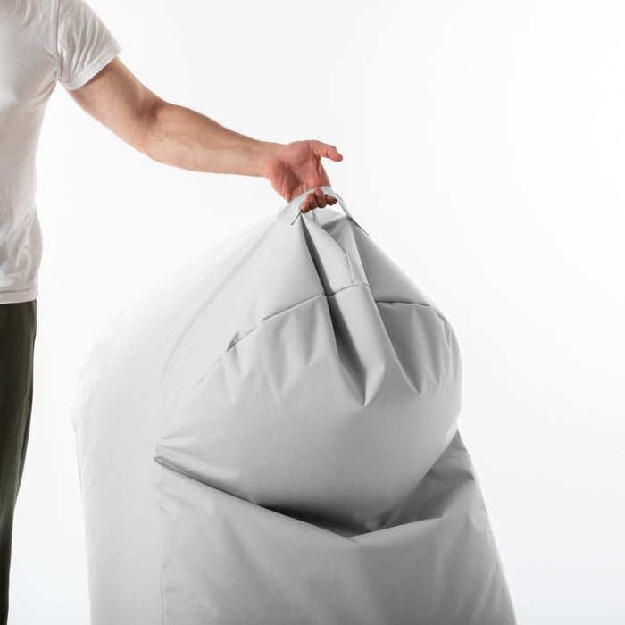Pouf poltrona Arko Avalon in tessuto poliestere Samba Per Esterno, Sfoderabile con Sacca Interna, Dim. 80x100 cm