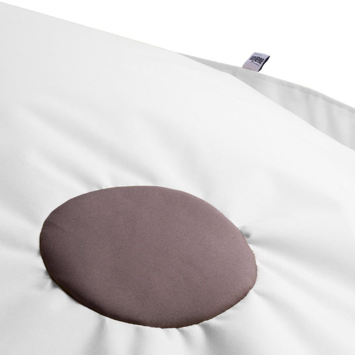 Pouf Cuscino Squama Big Galleggiante Avalon in tessuto poliestere Samba per esterno Dim: 180x125xH30cm