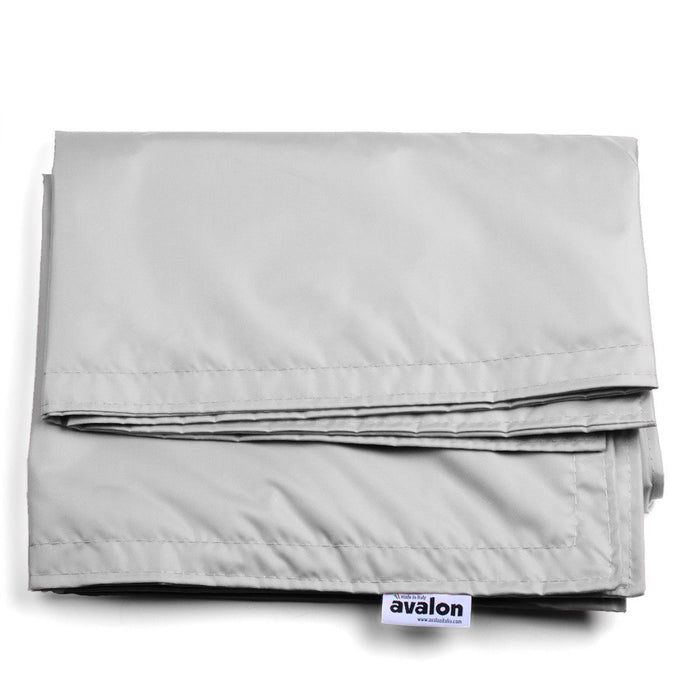 Pouf Cuscino Thin medio sacca vuota in tessuto antistrappo impermeabile Jive per interno dim.135x90 cm