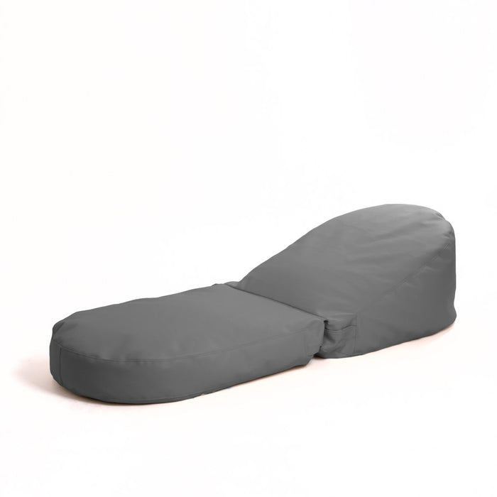 Avalon Pouf Poltrona/Letto Double Mamba in ecopelle Imbottito Made in Italy dim:  95X75 cm