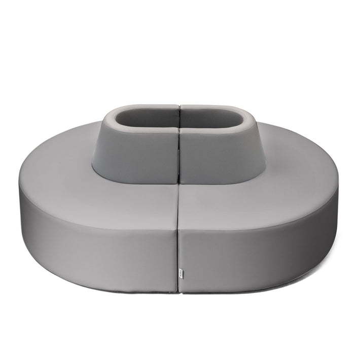 Pouf Magnetica Avalon in Ecopelle Mamba Trendy Classe 1-IM Ignifugo per Interno ed Esterno. Dim: Larg. 150 cm X Prof. 100 X H70 cm