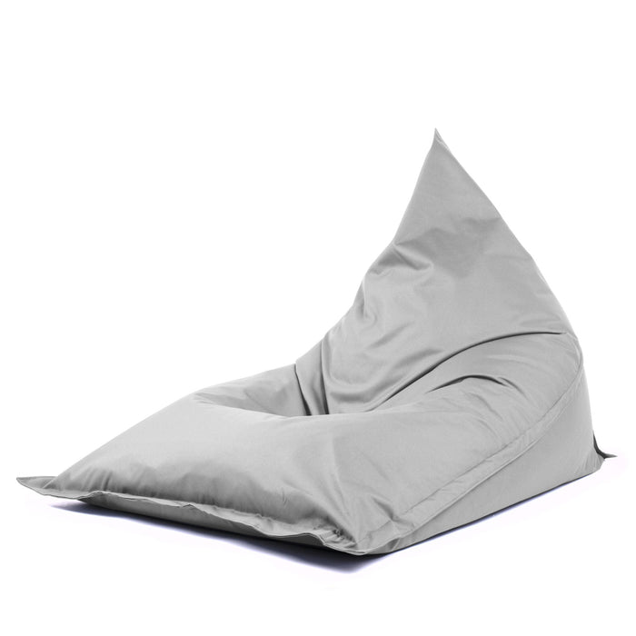 Pouf Shongo grande a forma di triangolo Sfoderabile con sacca interna in tessuto Jive per interno, Antistrappo, Impermeabile, dim: 140x175 cm