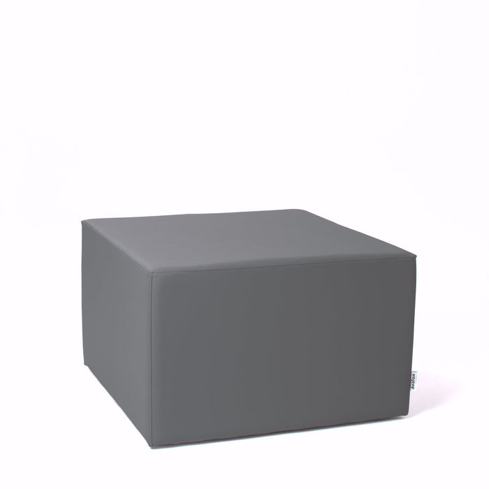 Avalon Tavolino Pouf Cubo rigido in Similpelle Mamba Trendy Classe 1-IM Ignifugo per Interno ed Esterno. Dim: Larg 70cm X Prof 70cm X Alt 40 Cm