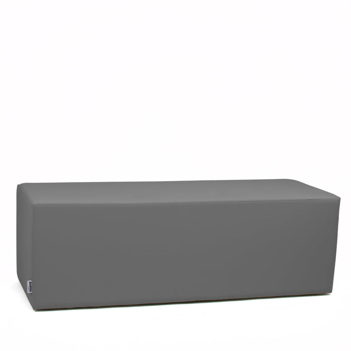 Avalon Pouf Rigido Rettangolo Similpelle Mamba Trendy Classe 1-IM Ignifugo per Interno ed Esterno. Dim: Larg. 150 cm X Prof. 45 cm X Alt. 43 cm