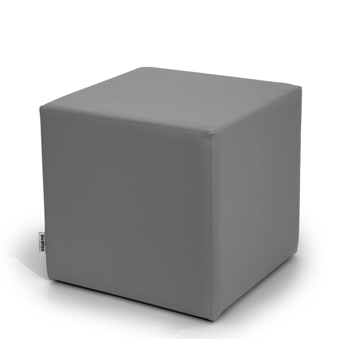 Avalon Tavolino Pouf Cubo rigido in Similpelle Mamba Trendy Classe 1-IM Ignifugo per Interno ed Esterno. Dim: Larg 45cm X Prof 45cm X Alt 40 Cm