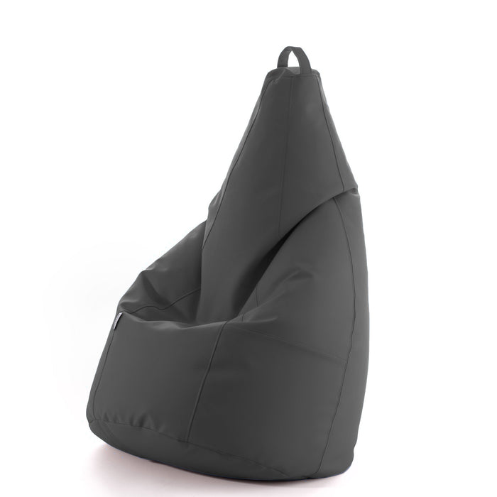 Avalon Pouf Poltrona Sacco Pera in Finta pelle Jazz di Dim. 70x130cm Made in Italy + Pochette Omaggio