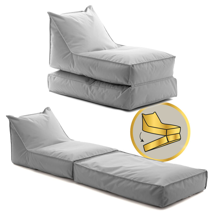 Pouf Poltrona Badd Duo Avalon in tessuto poliestere Jive Per Interno. Dim: 95x60 cm