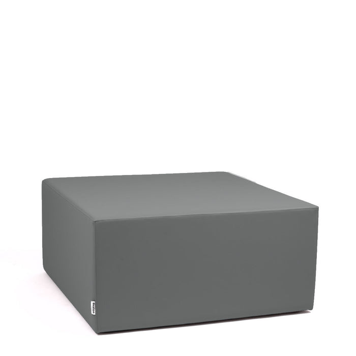 Avalon Tavolino Pouf Cubo rigido in Similpelle Mamba Trendy Classe 1-IM Ignifugo per Interno ed Esterno. Dim: Larg 90cm X Prof 90cm X Alt 40 Cm