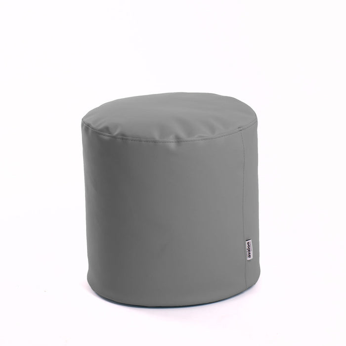 Avalon Pouf Cilindro Mamba Similpelle Trendy Diam. 45 cm, Alt. 45 cm
