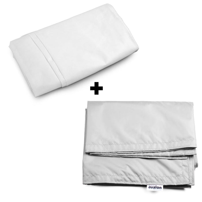 Pouf Cuscino Thin medio sacca vuota in tessuto antistrappo impermeabile Jive per interno dim.135x90 cm