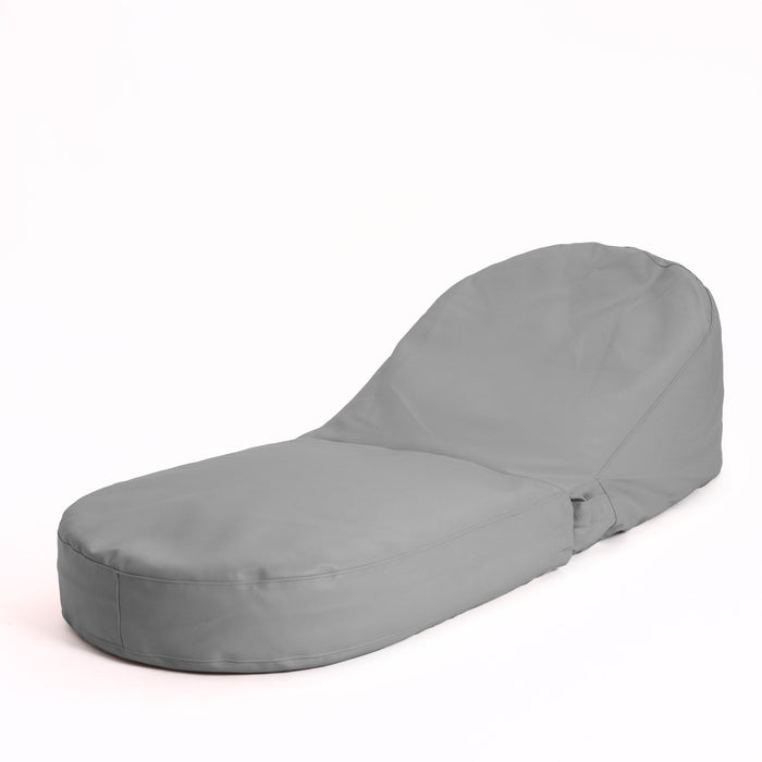Avalon Pouf Poltrona/Letto Double Jazz in Ecopelle Imbottito Made in Italy dim:  95X75 cm