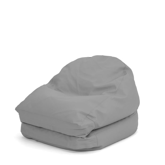 Avalon Pouf Poltrona/Letto Double Jazz in Ecopelle Imbottito Made in Italy dim:  95X75 cm