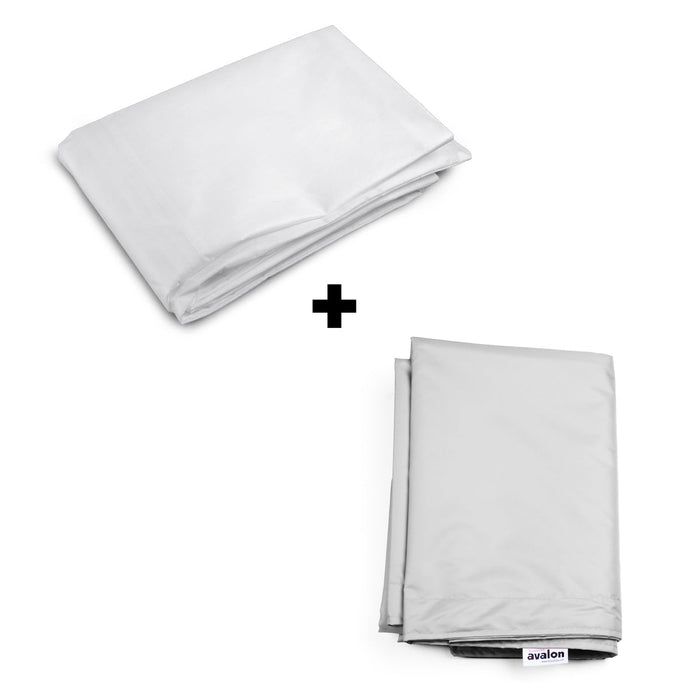 Pouf Cuscino Thin gigante sacca vuota in tessuto antistrappo impermeabile Jive per interno dim.200x140cm