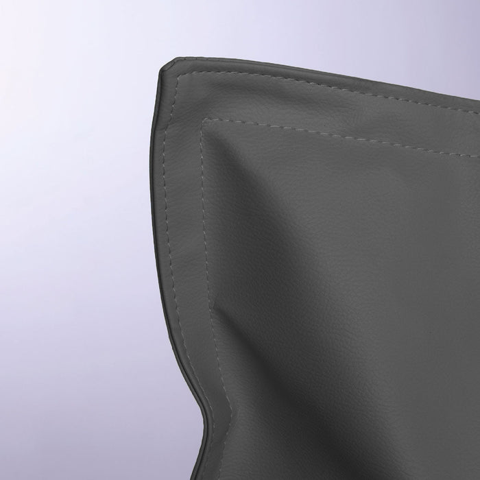 Pouf Poltrona Cuscino Thin medio in finta pelle antimacchia Mamba per esterno dim.90x135 cm