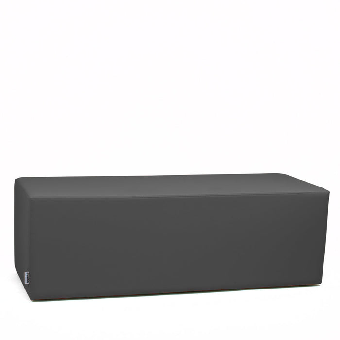 Avalon Pouf Rigido Rettangolo Similpelle Mamba Trendy Classe 1-IM Ignifugo per Interno ed Esterno. Dim: Larg. 150 cm X Prof. 45 cm X Alt. 43 cm