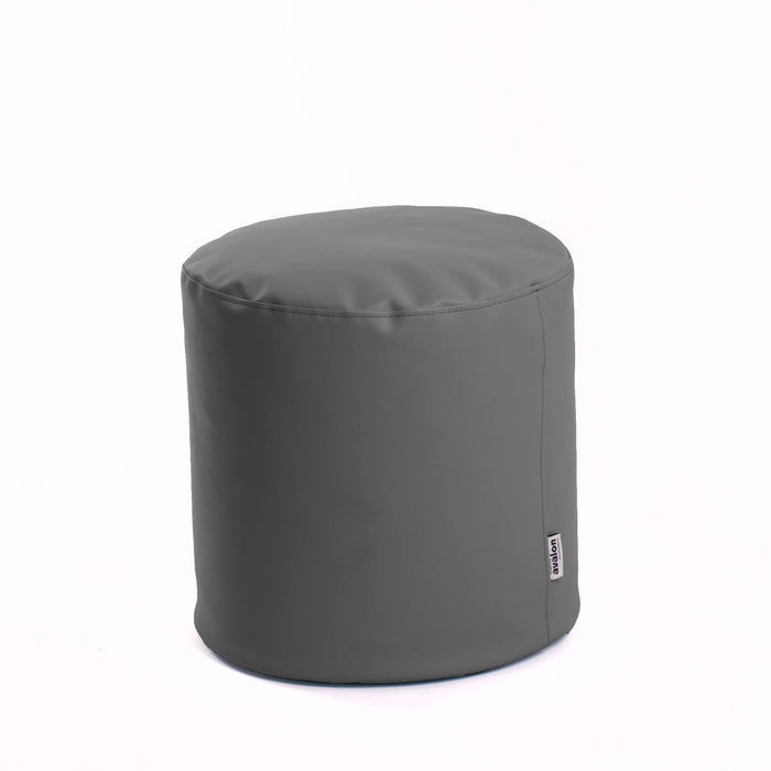 Avalon Pouf Cilindro Mamba Similpelle Trendy Diam. 45 cm, Alt. 45 cm