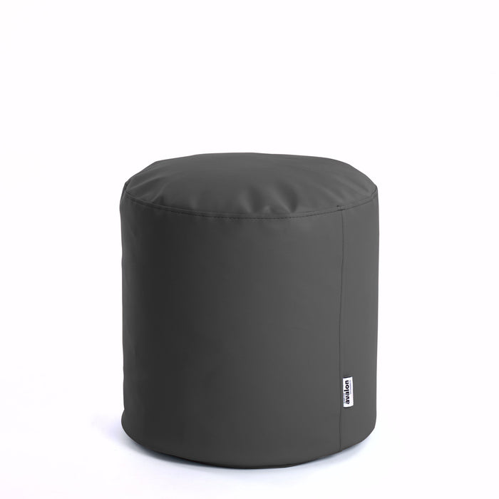 Avalon Pouf Cilindro Jazz Similpelle Diam. 45 cm, Alt. 45 cm