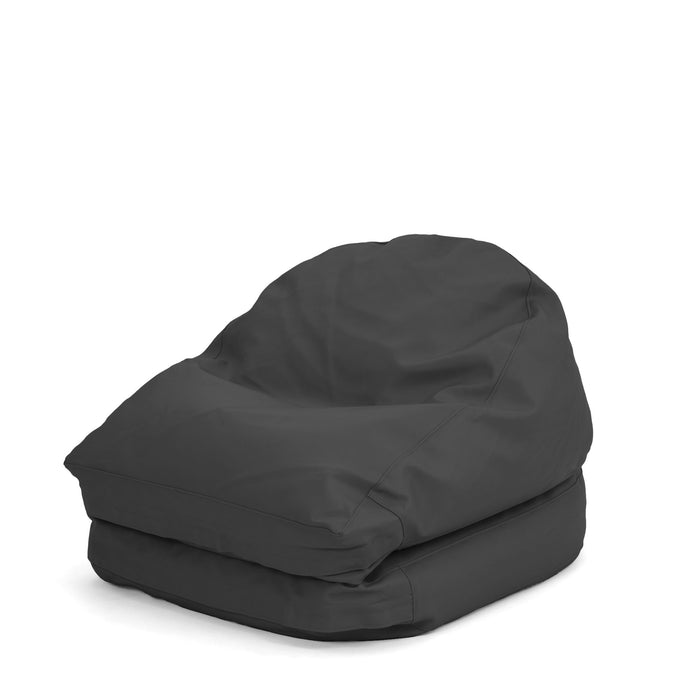 Avalon Pouf Poltrona/Letto Double Jazz in Ecopelle Imbottito Made in Italy dim:  95X75 cm