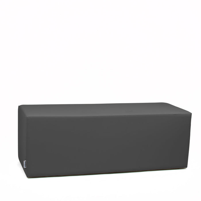Avalon Pouf Rigido Rettangolo Similpelle Mamba Trendy Classe 1-IM Ignifugo per Interno ed Esterno. Dim: Larg. 120 cm X Prof. 45 cm X Alt. 43 cm