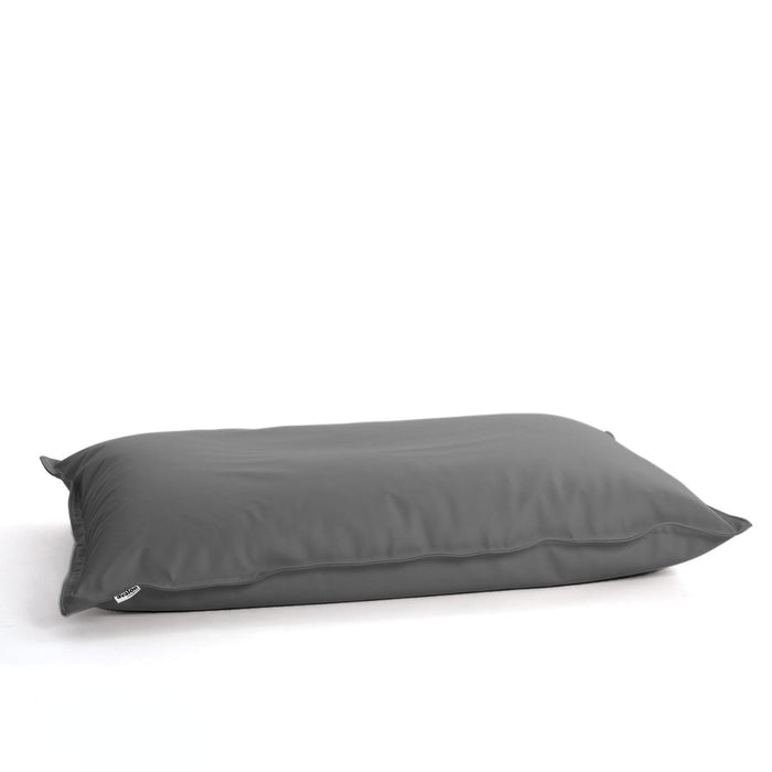 Pouf Poltrona Cuscino Thin medio in finta pelle antimacchia Mamba per esterno dim.90x135 cm