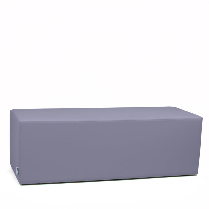 Avalon Pouf Rigido Rettangolo Similpelle Mamba Trendy Classe 1-IM Ignifugo per Interno ed Esterno. Dim: Larg. 150 cm X Prof. 45 cm X Alt. 43 cm