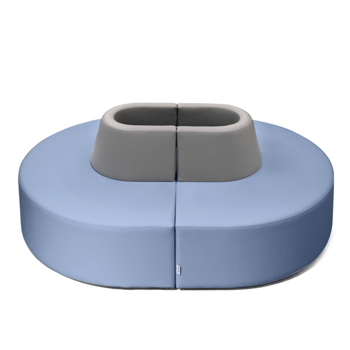 Pouf Magnetica Avalon in Ecopelle Mamba Trendy Classe 1-IM Ignifugo per Interno ed Esterno. Dim: Larg. 150 cm X Prof. 100 X H70 cm