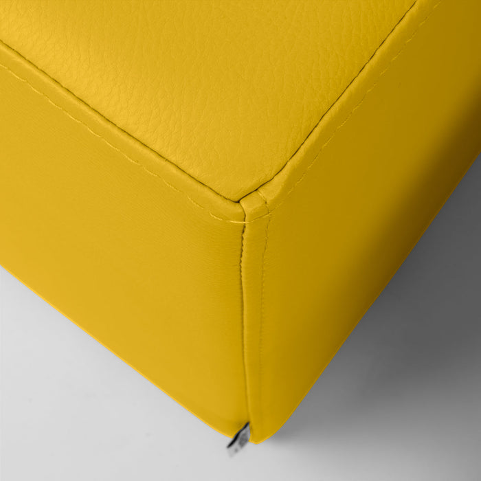 Avalon Tavolino Pouf Cubo rigido in Similpelle Mamba Trendy Classe 1-IM Ignifugo per Interno ed Esterno. Dim: Larg 45cm X Prof 45cm X Alt 40 Cm