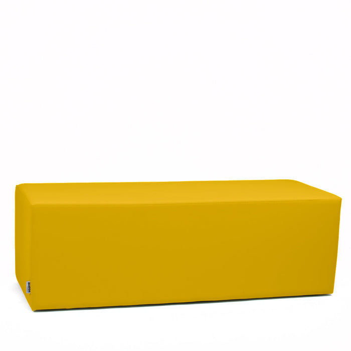 Avalon Pouf Rigido Rettangolo Similpelle Mamba Trendy Classe 1-IM Ignifugo per Interno ed Esterno. Dim: Larg. 150 cm X Prof. 45 cm X Alt. 43 cm