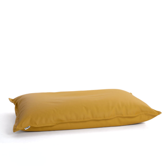 Pouf Poltrona Cuscino Thin medio in finta pelle antimacchia Mamba per esterno dim.90x135 cm