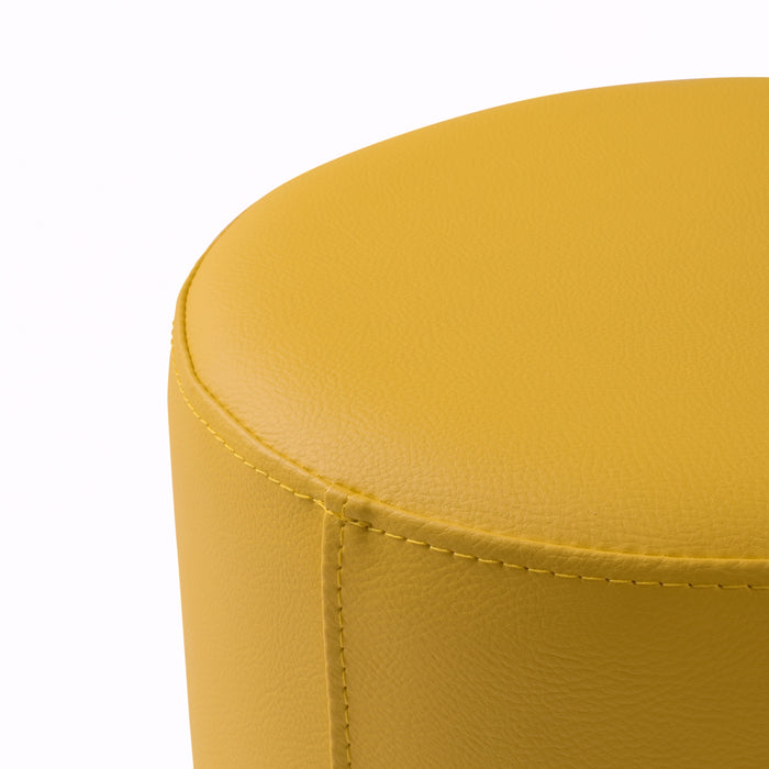 Avalon Pouf Rigido Cilindro Similpelle Mamba Trendy Diam. 90 cm, Alt. 43 cm