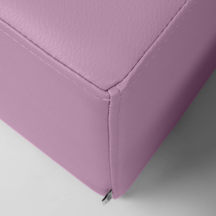 Avalon Tavolino Pouf Cubo rigido in Similpelle Mamba Trendy Classe 1-IM Ignifugo per Interno ed Esterno. Dim: Larg 45cm X Prof 45cm X Alt 40 Cm