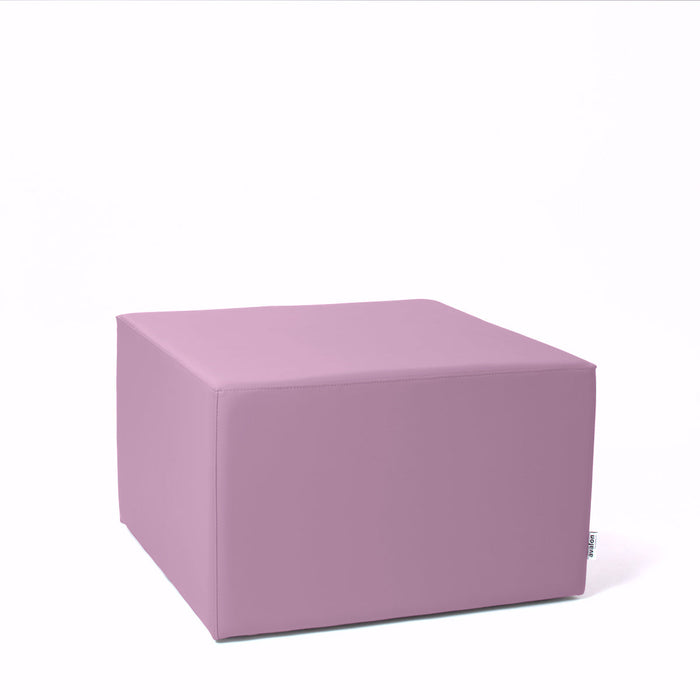 Avalon Tavolino Pouf Cubo rigido in Similpelle Mamba Trendy Classe 1-IM Ignifugo per Interno ed Esterno. Dim: Larg 70cm X Prof 70cm X Alt 40 Cm