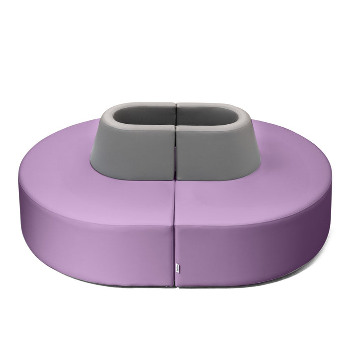 Pouf Magnetica Avalon in Ecopelle Mamba Trendy Classe 1-IM Ignifugo per Interno ed Esterno. Dim: Larg. 150 cm X Prof. 100 X H70 cm