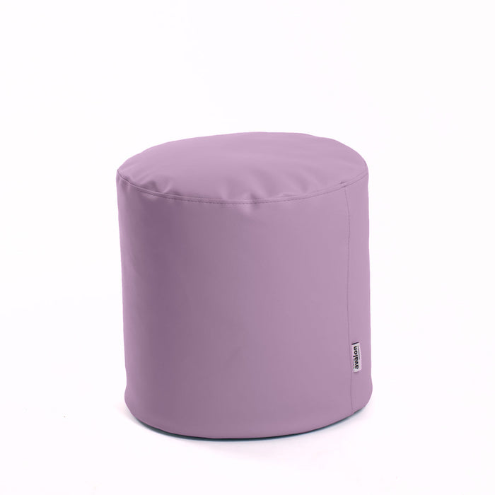 Avalon Pouf Cilindro Mamba Similpelle Trendy Diam. 45 cm, Alt. 45 cm