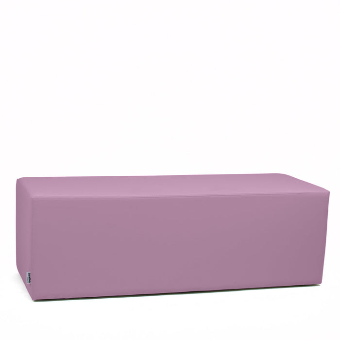 Avalon Pouf Rigido Rettangolo Similpelle Mamba Trendy Classe 1-IM Ignifugo per Interno ed Esterno. Dim: Larg. 150 cm X Prof. 45 cm X Alt. 43 cm
