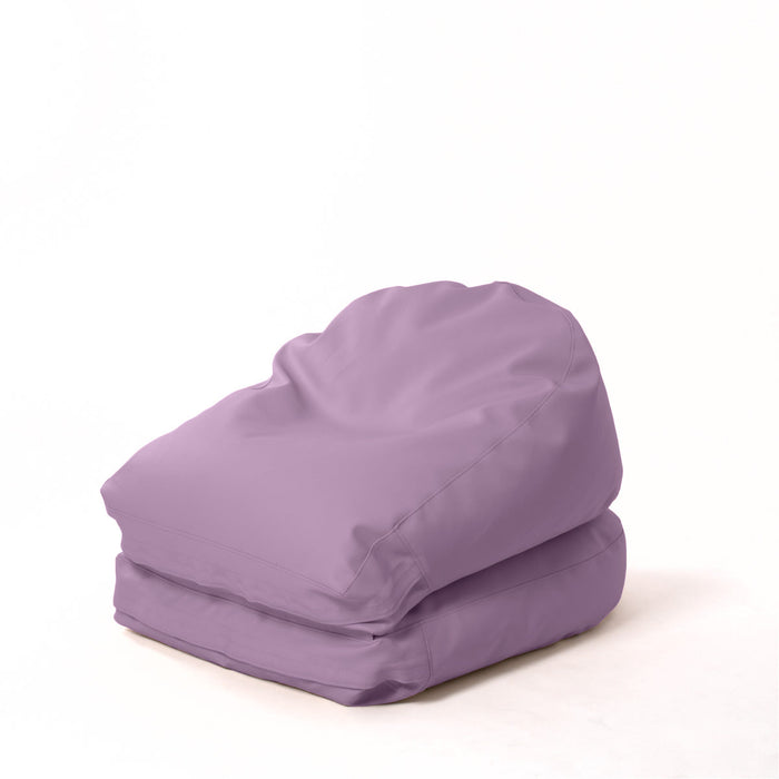 Avalon Pouf Poltrona/Letto Double Mamba in ecopelle Imbottito Made in Italy dim:  95X75 cm