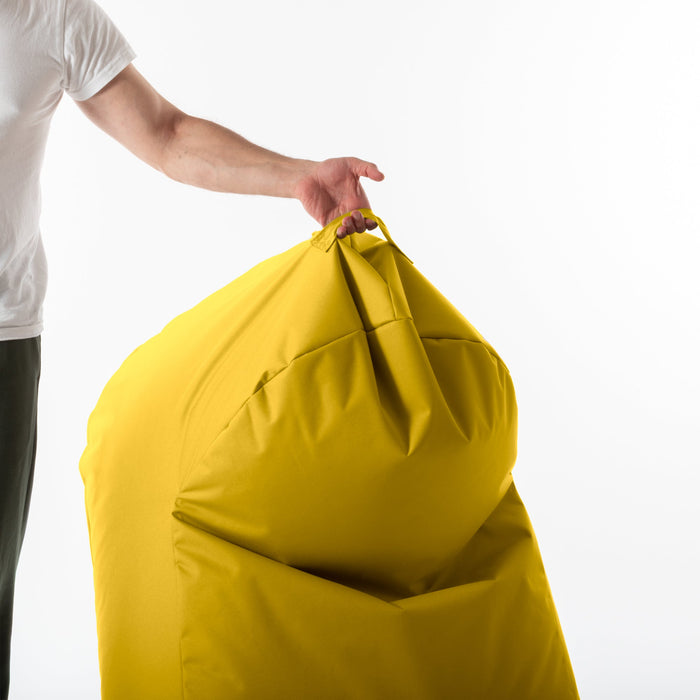 Pouf poltrona Arko Avalon in tessuto poliestere Jive Per Interno, Sfoderabile con Sacca Interna,  Dim. 80x100 cm