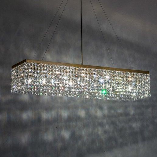 Lucciola 100 cm 9 luci E14 - 784 cristalli - Lampadario cristallo