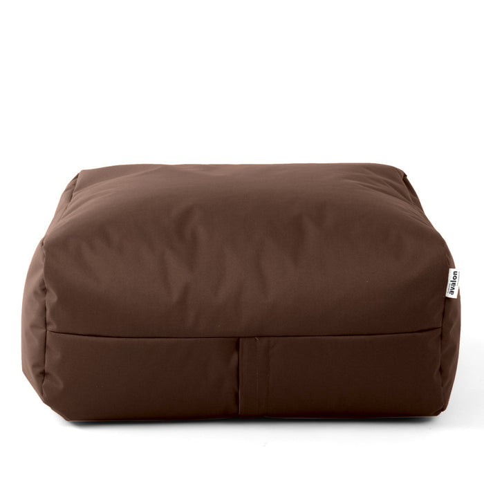 Pouf morbido Grande Quadrato Gaia in tessuto Jive per interno dim 80x80x30 cm