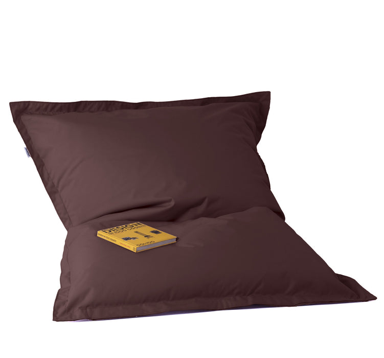 Pouf Cuscino Thin Grande in tessuto antistrappo impermeabile Jive con Sacca interna per interno dim.175x140 cm