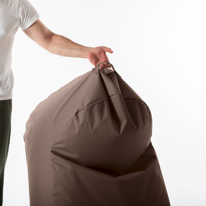 Pouf poltrona Arko Avalon in tessuto poliestere Samba Per Esterno, Sfoderabile con Sacca Interna, Dim. 80x100 cm