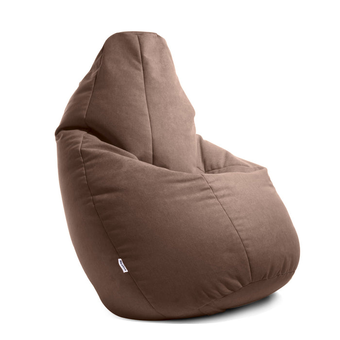 Pouf Poltrona Sacco media BAG L in tessuto antimacchia Dali dim. 80 x 125 cm