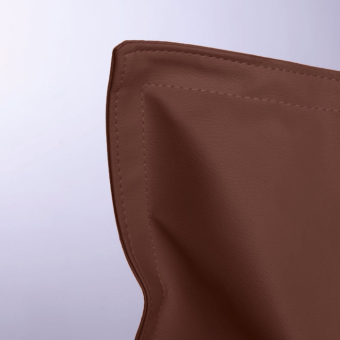Pouf Poltrona Cuscino Thin medio in finta pelle antimacchia Mamba per esterno dim.90x135 cm