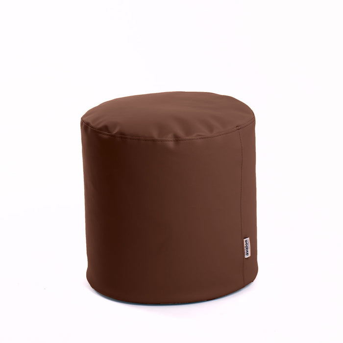 Avalon Pouf Cilindro Mamba Similpelle Trendy Diam. 45 cm, Alt. 45 cm