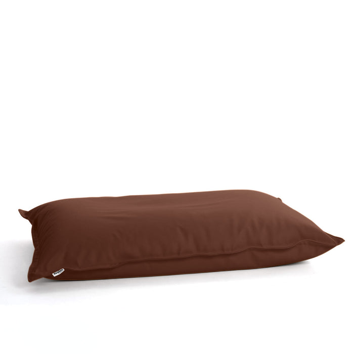 Pouf Poltrona Cuscino Thin medio in finta pelle antimacchia Mamba per esterno dim.90x135 cm