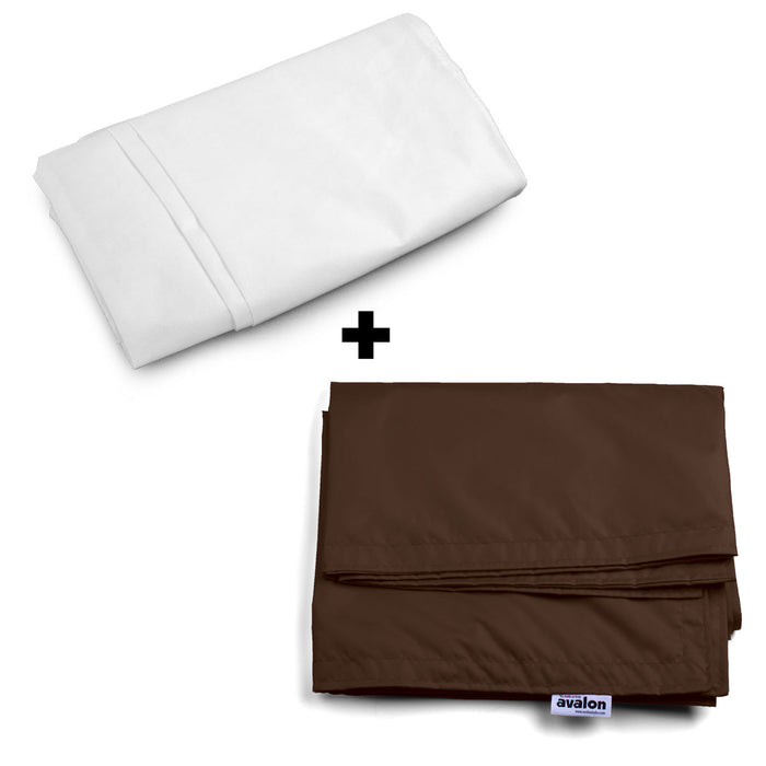 Pouf Cuscino Thin medio sacca vuota in tessuto antistrappo impermeabile Jive per interno dim.135x90 cm