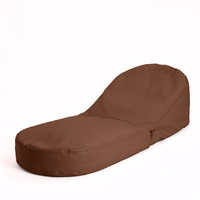 Avalon Pouf Poltrona/Letto Double Jazz in Ecopelle Imbottito Made in Italy dim:  95X75 cm
