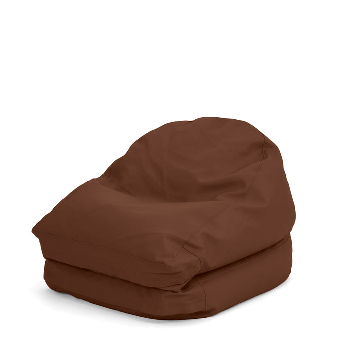 Avalon Pouf Poltrona/Letto Double Jazz in Ecopelle Imbottito Made in Italy dim:  95X75 cm